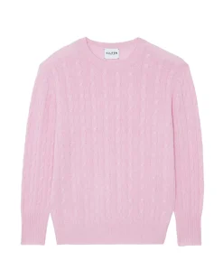 Pull Cachemire Col Rond Torsade
