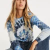Pull Cachemire Col Rond Tie & Dye Sunny