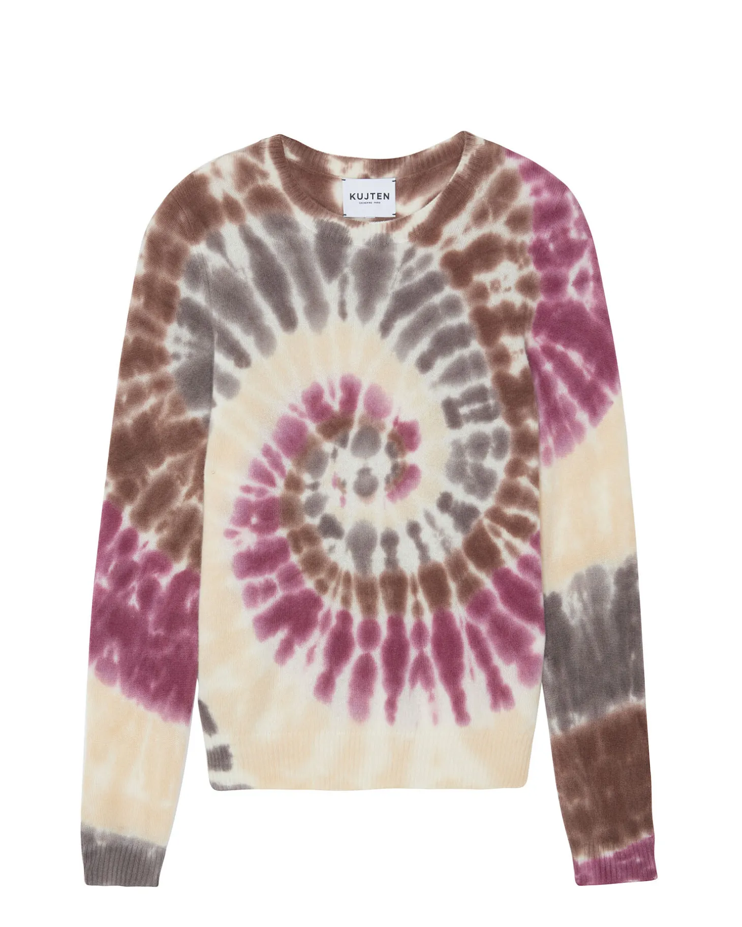 Pull Cachemire Col Rond Tie & Dye Sunny