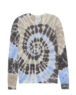 Pull Cachemire Col Rond Tie & Dye, 2 Fils