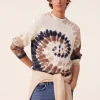 Pull Cachemire Col Rond Tie & Dye, 2 Fils