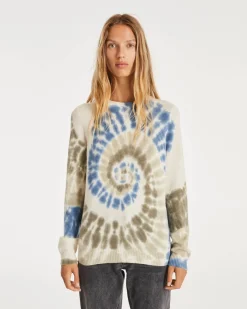 Pull Cachemire Col Rond Tie & Dye Sunny