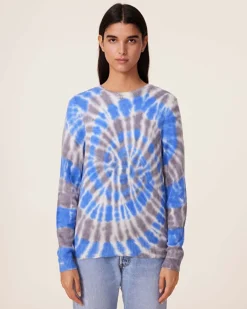 Pull Cachemire Col Rond Tie & Dye, 2 Fils