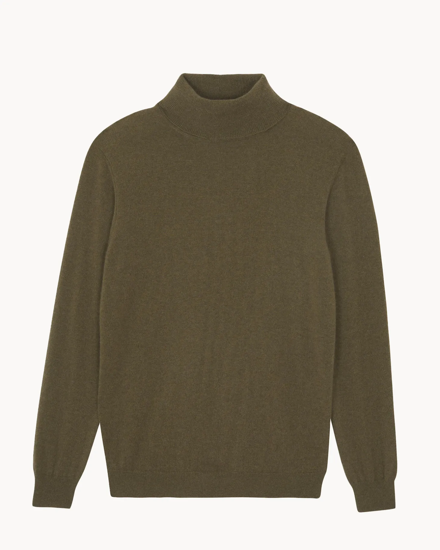 Pull Cachemire Col Roule Homme Basic, 2 Fils
