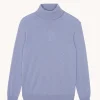 Pull Cachemire Col Roule Homme Basic, 2 Fils