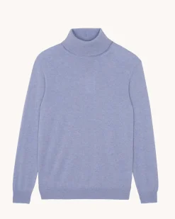 Pull Cachemire Col Roule Homme Basic, 2 Fils