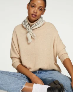 Pull Cachemire Col Roule Oversize
