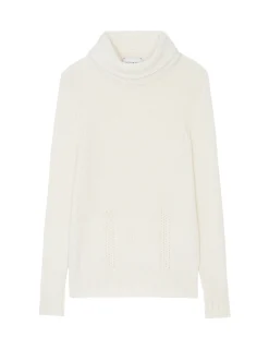 Pull Cachemire Col Roule Double Femme