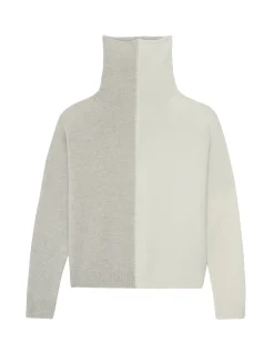 Pull Cachemire Col Roule Oversize Femme