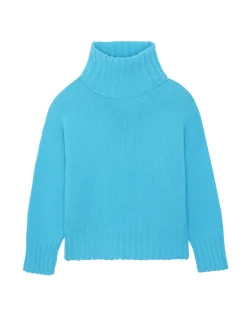Pull Cachemire Col Roule Oversize Femme