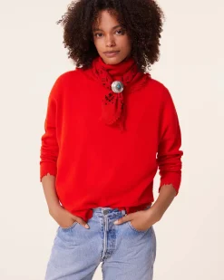 Pull Cachemire Col Roule Liquette, 2 Fils
