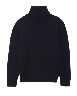 Pull Cachemire Col Roule Manches Longues