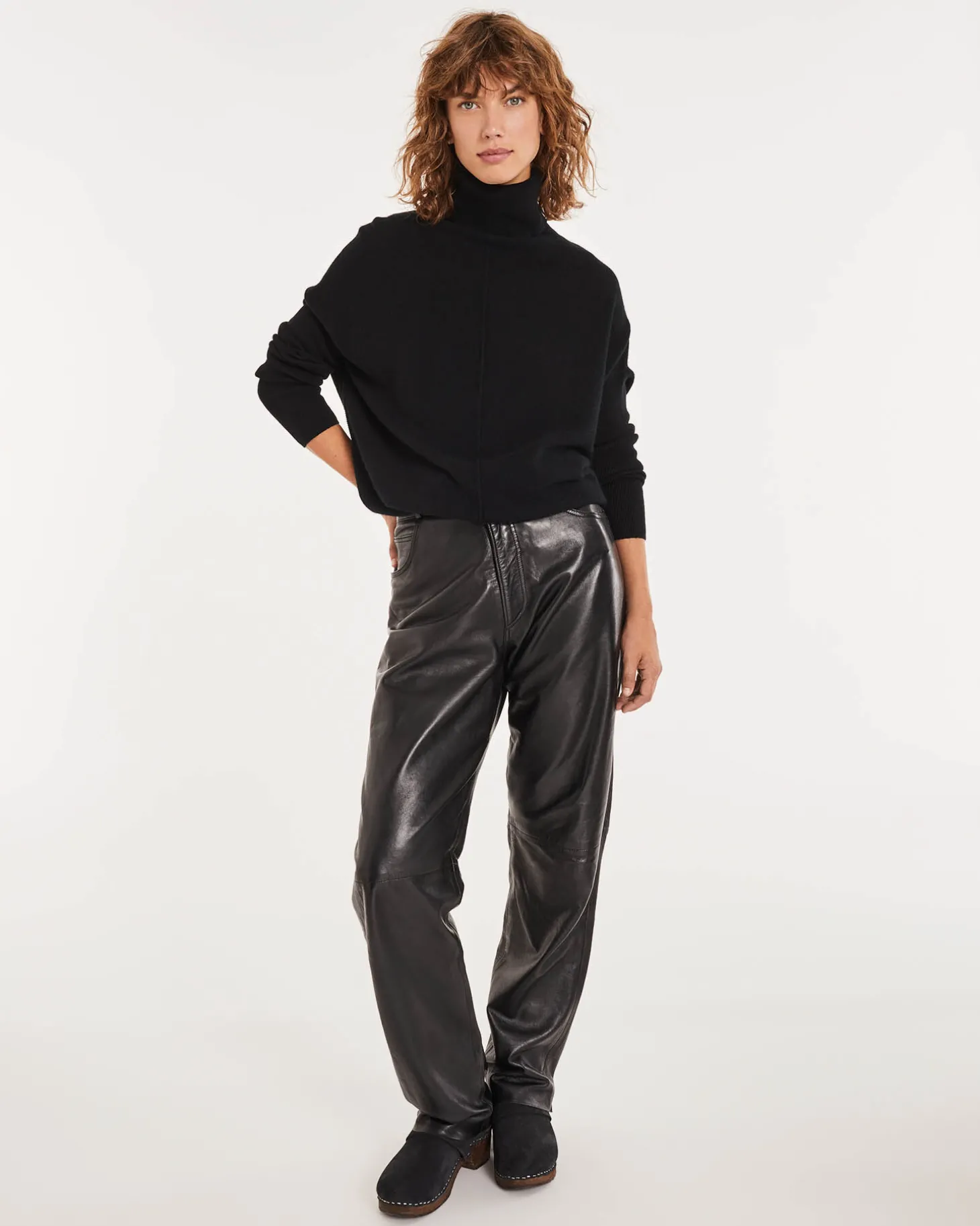 Pull Cachemire Col Roule Liquette Oversize