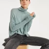 Pull Cachemire Col Roule Oversize