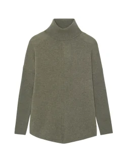 Pull Cachemire Col Roule Oversize