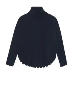 Pull Cachemire Col Roule Liquette, 2 Fils