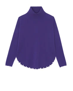 Pull Cachemire Col Roule Liquette, 2 Fils