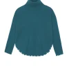 Pull Cachemire Col Roule Liquette, 2 Fils