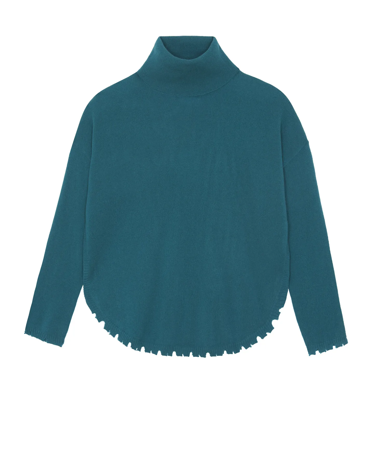 Pull Cachemire Col Roule Liquette, 2 Fils