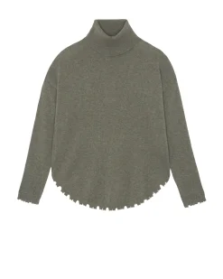 Pull Cachemire Col Roule Liquette, 2 Fils