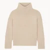 Pull Cachemire Col Roule Oversize Femme, 10 Fils