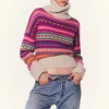 Pull Cachemire Col Roule Oversize, 8 Fils