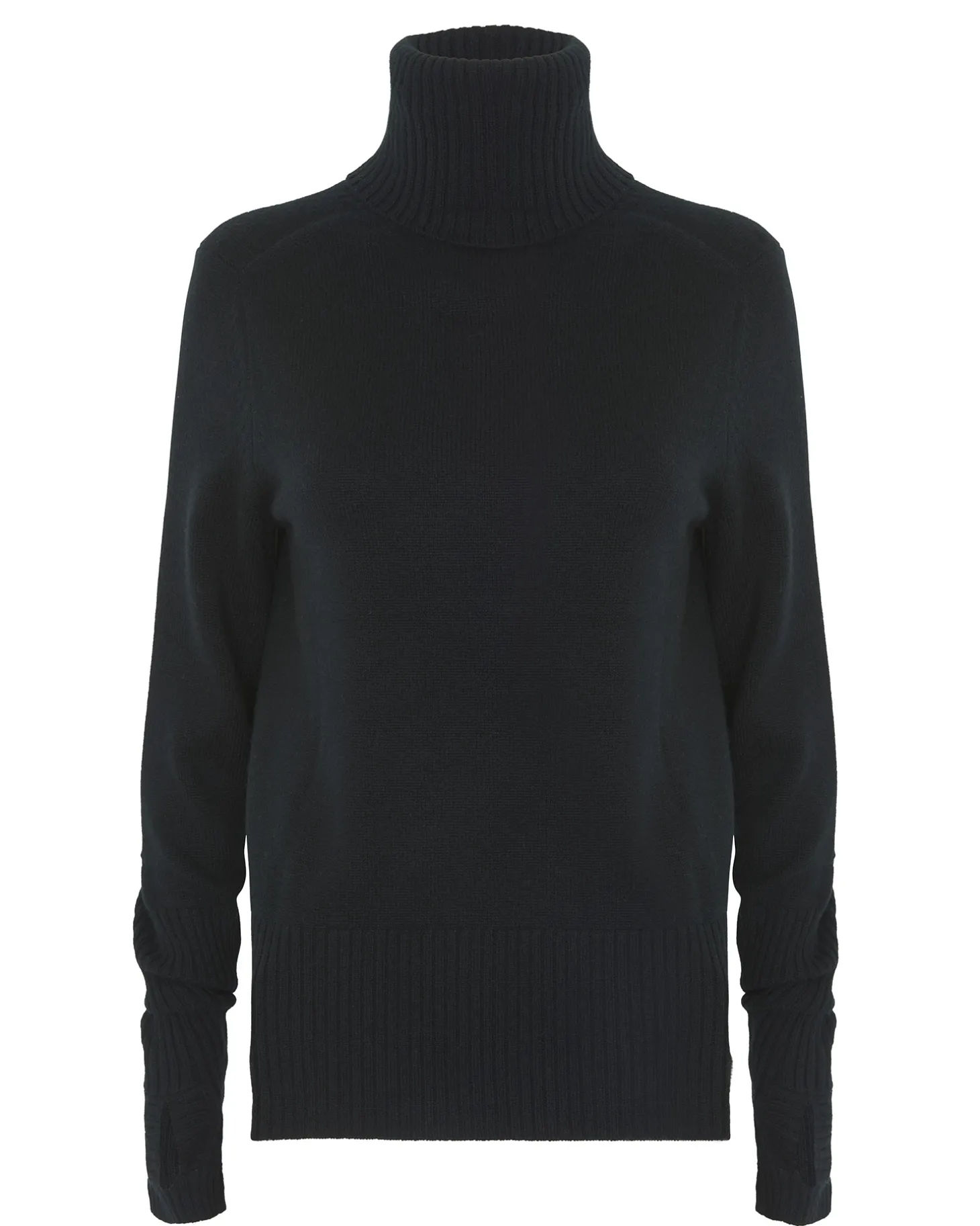 Pull Cachemire Col Roule Manches Mitaine
