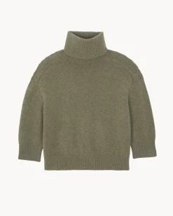 Pull Cachemire Col Roule Oversize, 8 Fils