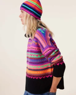 Pull Cachemire Col Roule Oversize, 8 Fils