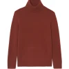 Pull Cachemire Col Roule Manches Longues