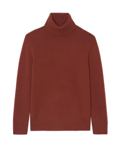 Pull Cachemire Col Roule Manches Longues