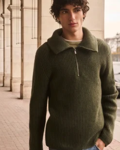 Pull Cachemire Col Roule Camionneur