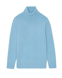 Pull Cachemire Col Roule Manches Longues