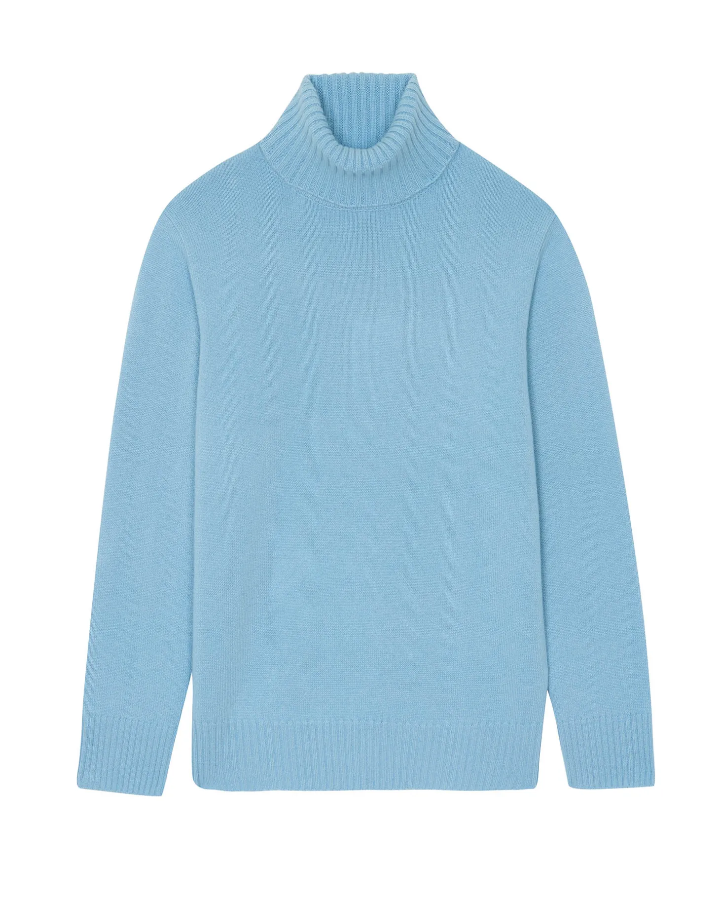Pull Cachemire Col Roule Manches Longues