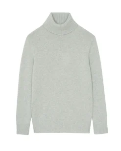 Pull Cachemire Col Roule Manches Longues