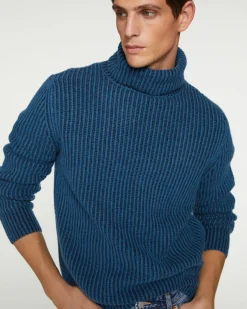 Pull Cachemire Col Roule Manches Longues