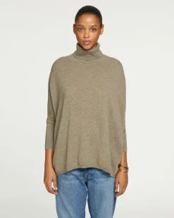 Pull Cachemire Col Roule Oversize