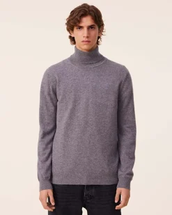 Pull Cachemire Col Roule Homme Basic