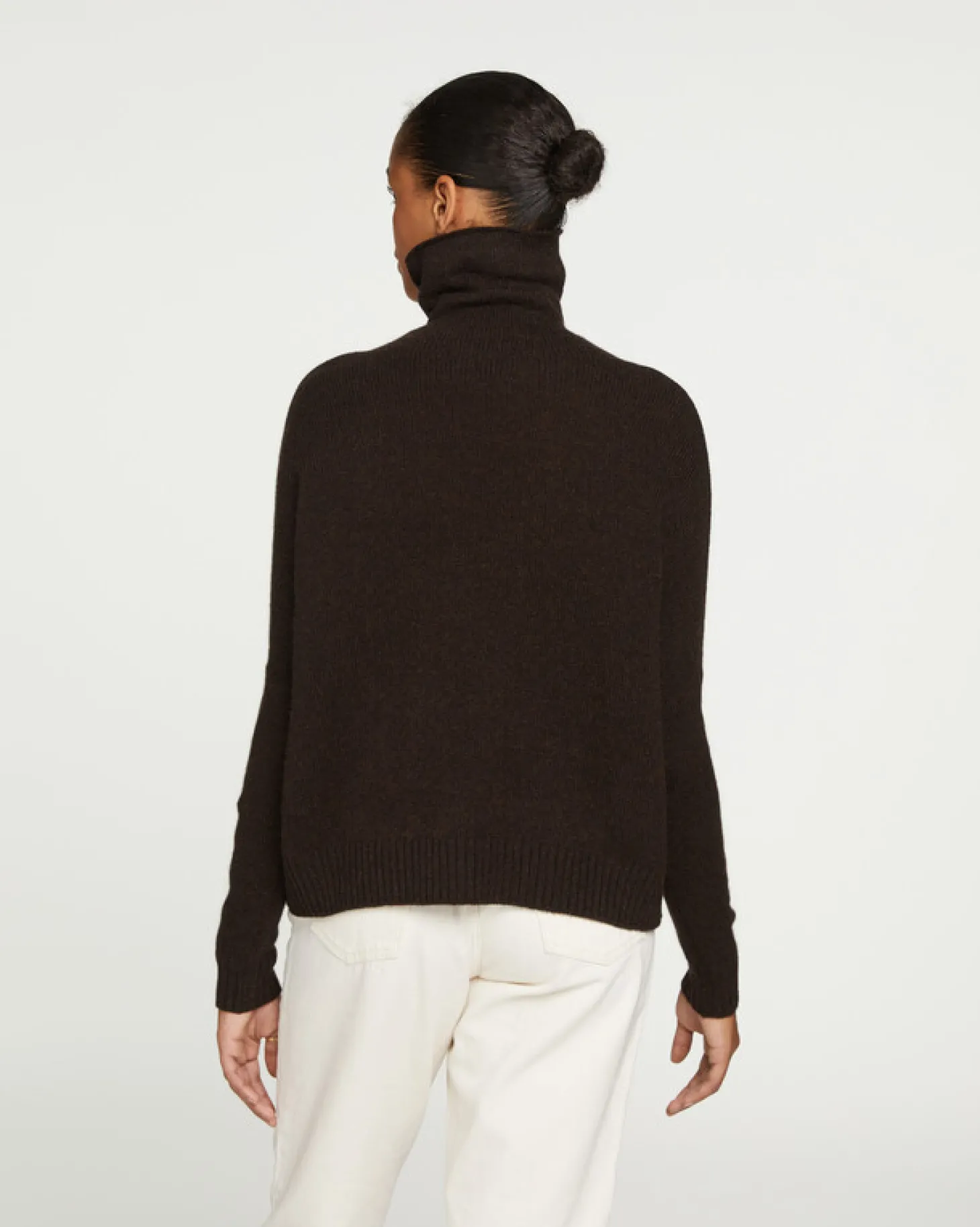 Pull Cachemire Col Roule Oversize