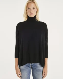 Pull Cachemire Col Roule Oversize