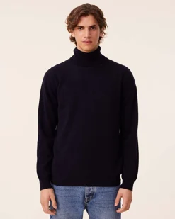 Pull Cachemire Col Roule Homme Basic