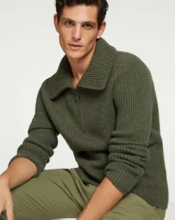 Pull Cachemire Col Roule Camionneur