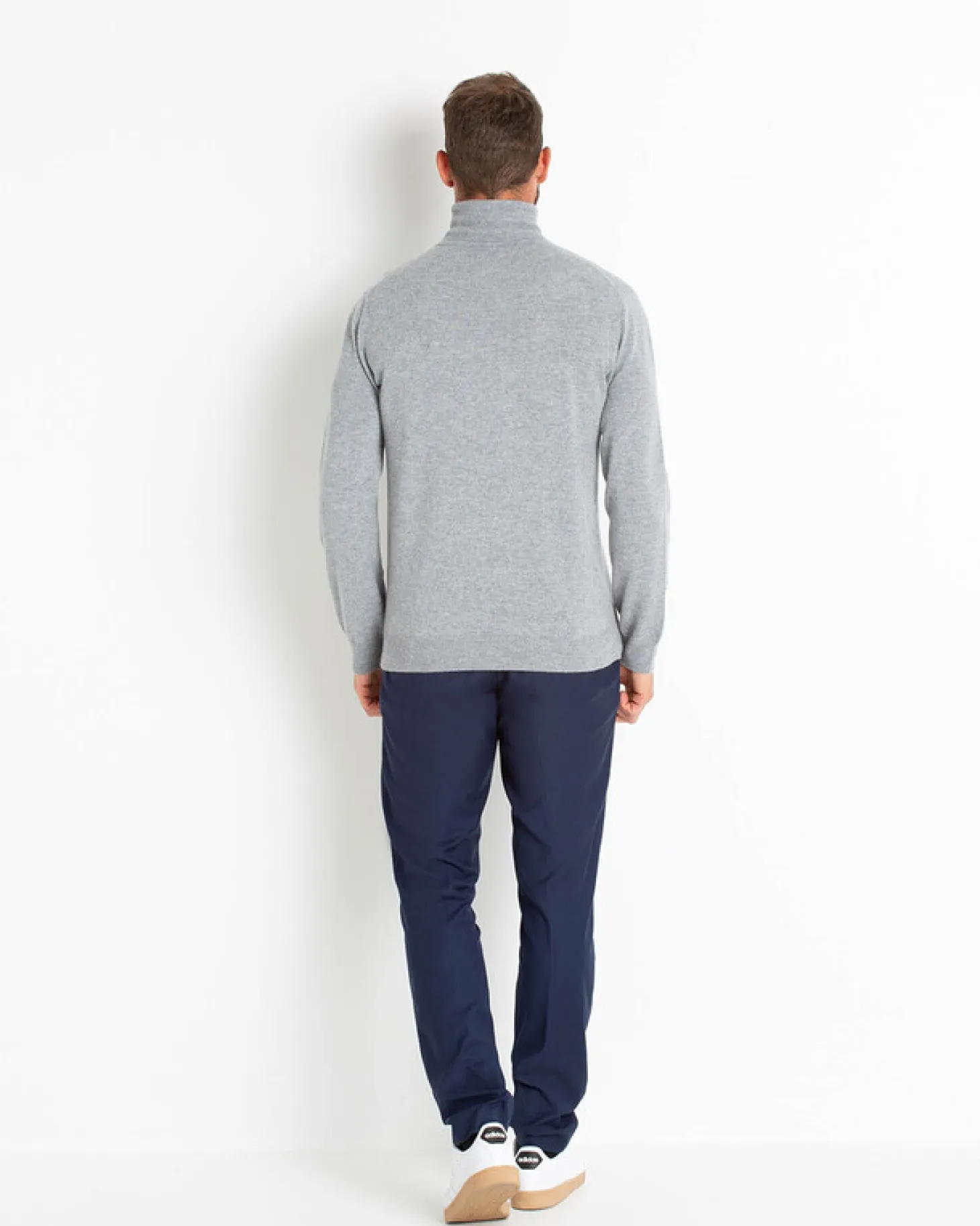Pull Cachemire Col Roule Homme Basic