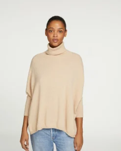 Pull Cachemire Col Roule Oversize