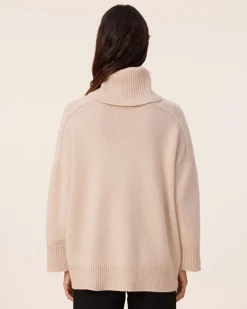 Pull Cachemire Col Roule Oversize, 8 Fils