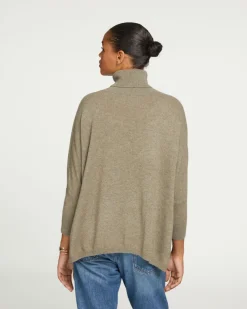 Pull Cachemire Col Roule Oversize