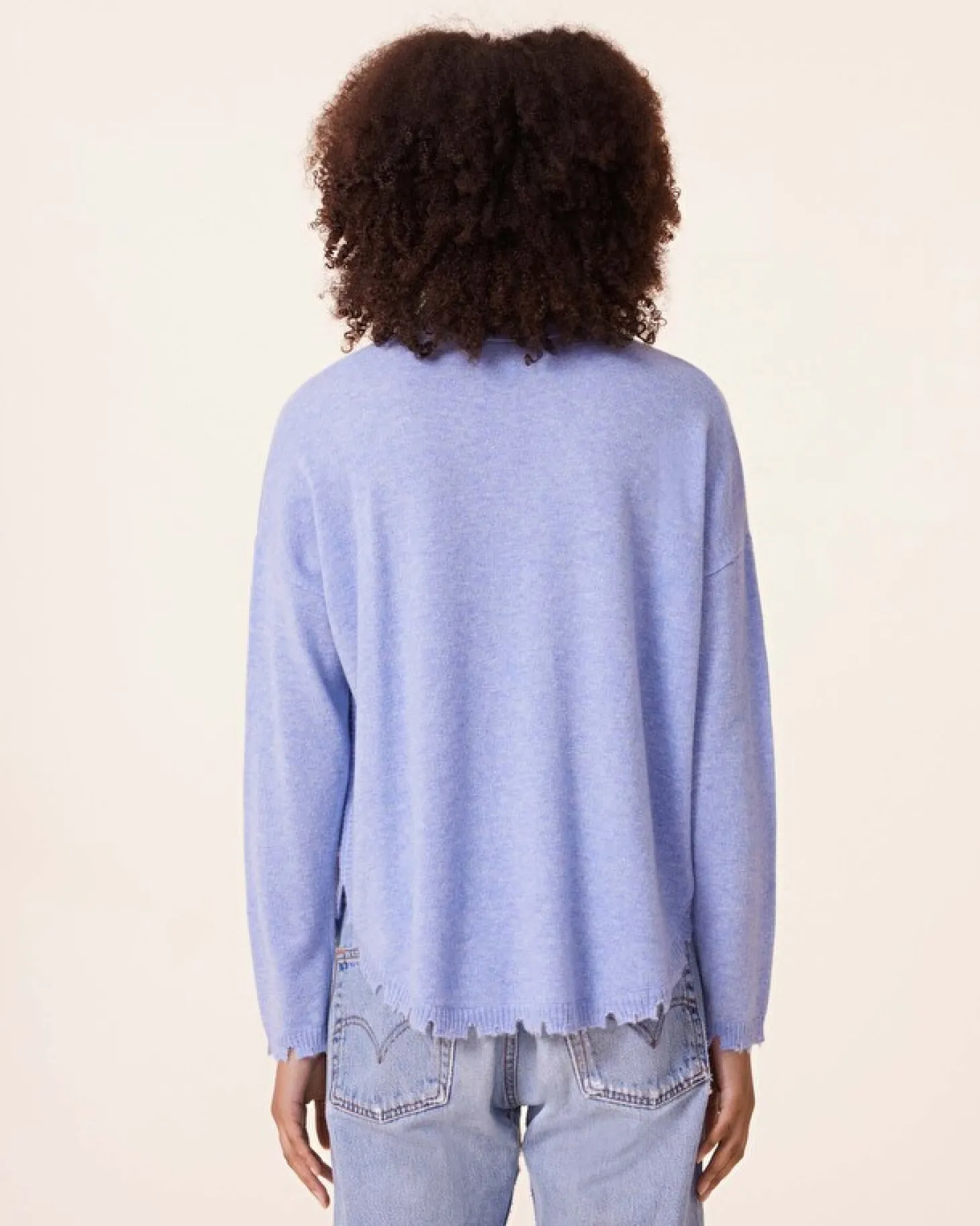 Pull Cachemire Col Roule Liquette, 2 Fils