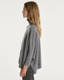 Pull Cachemire Col Roule Oversize