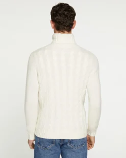Pull Cachemire Col Roule Torsade