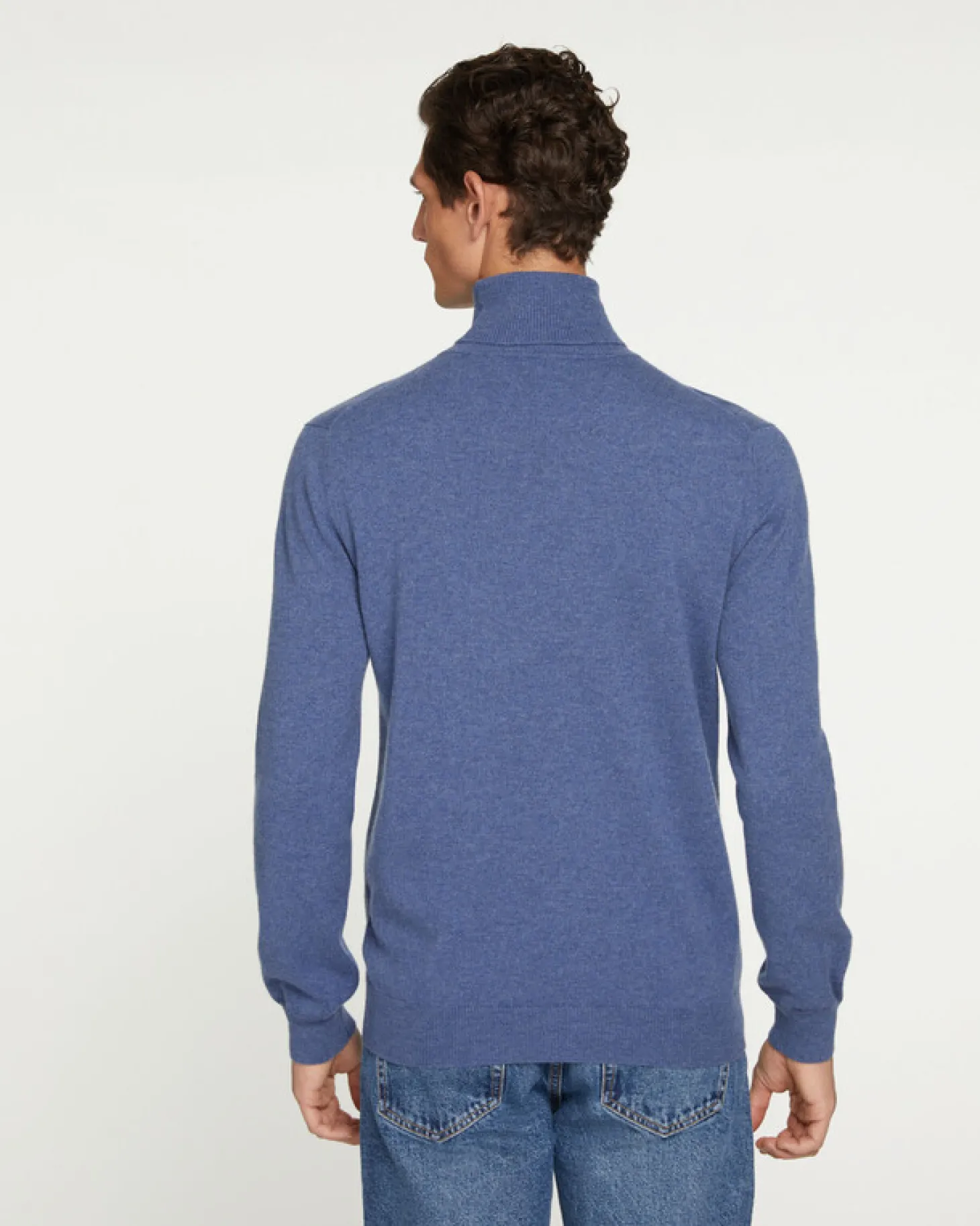 Pull Cachemire Col Roule Homme Basic